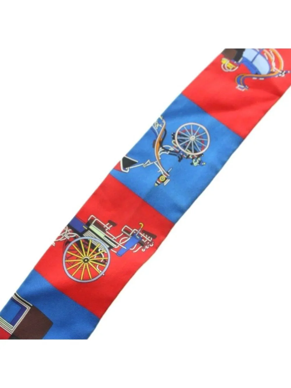 Hermes Voitures Exquises Exquisite Carriage Scarf Silk Multicolor - Picture 4 of 6